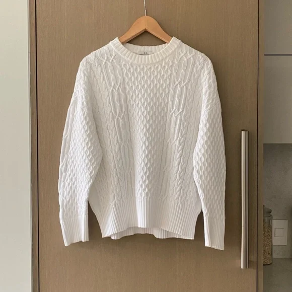 CO cable knit sweater white - Picture 3 of 8